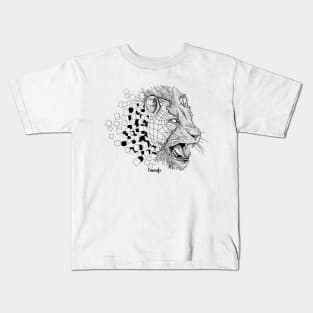 3D Lion Kids T-Shirt